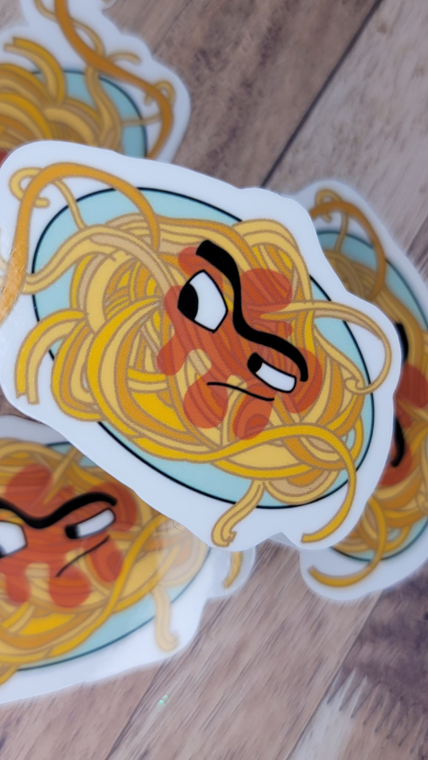Sneaky Spaghetti Vinyl Sticker