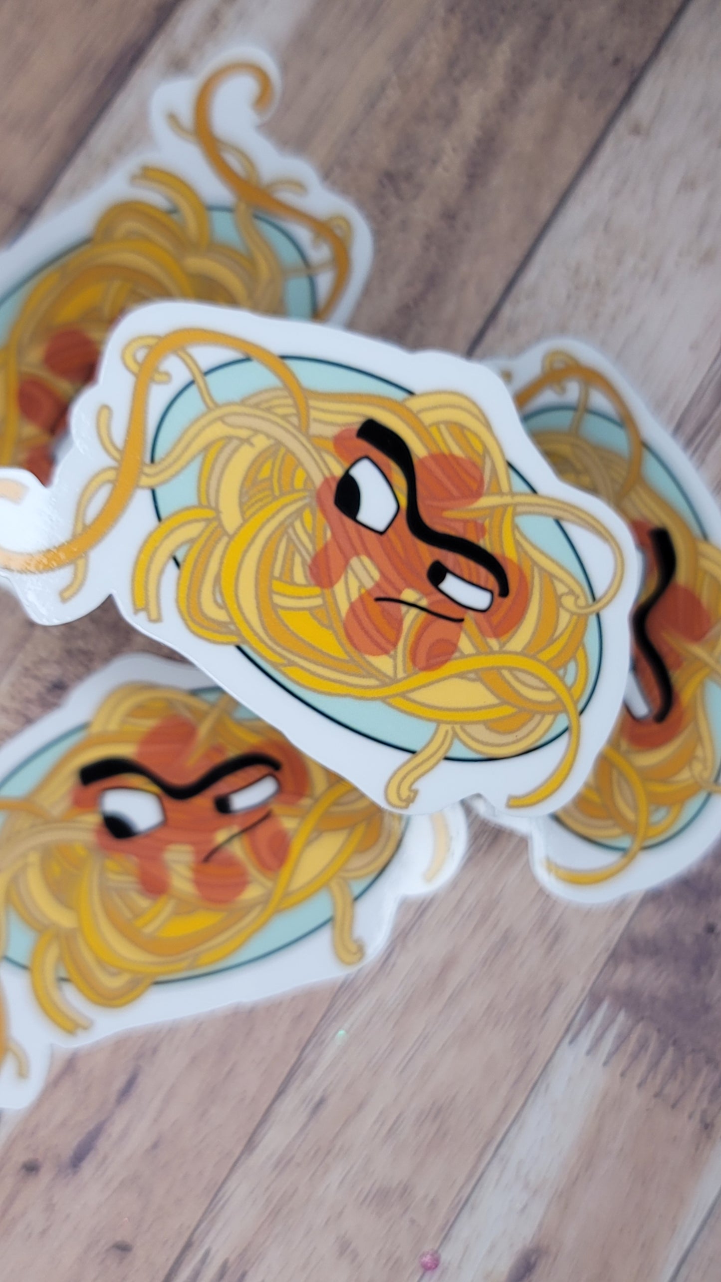 Sneaky Spaghetti Vinyl Sticker