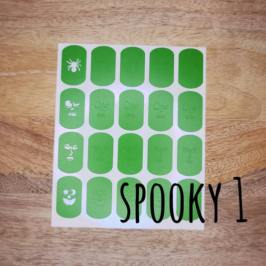 Spooky 1 Nail Vinyls