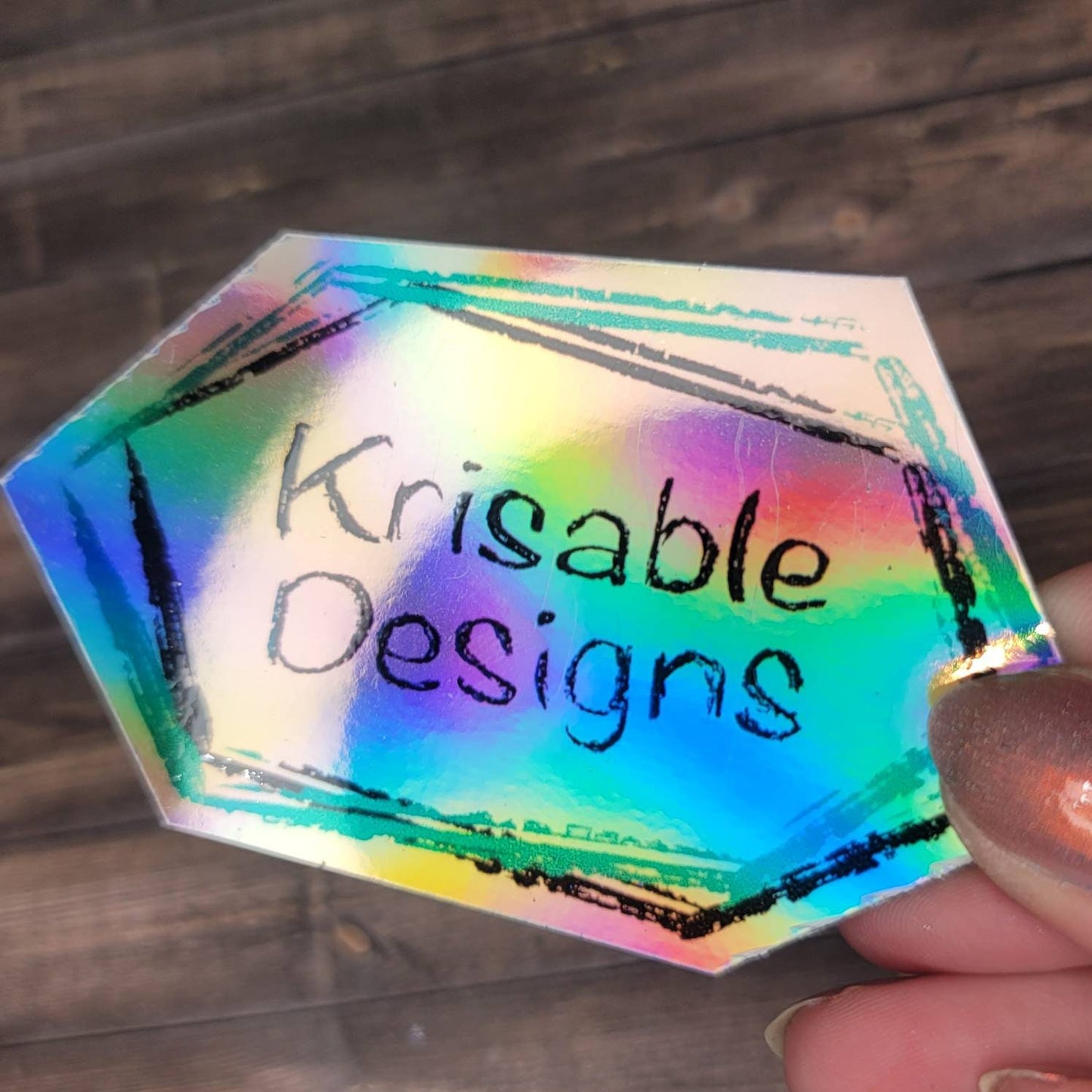 LOGO MAGNETS, Holographic, OR Matte 3" Magnets